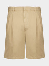 Prada Cord Cotton Bermuda Shorts