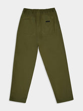 Prada Militare Green Straight-Fit Poplin Trousers