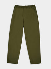 Prada Militare Green Straight-Fit Poplin Trousers