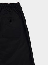 Prada Black Re-Nylon Wide-Leg Pants