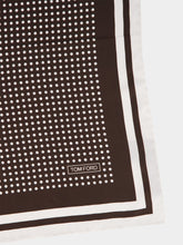 Tom Ford Brown Silk Pocket Square
