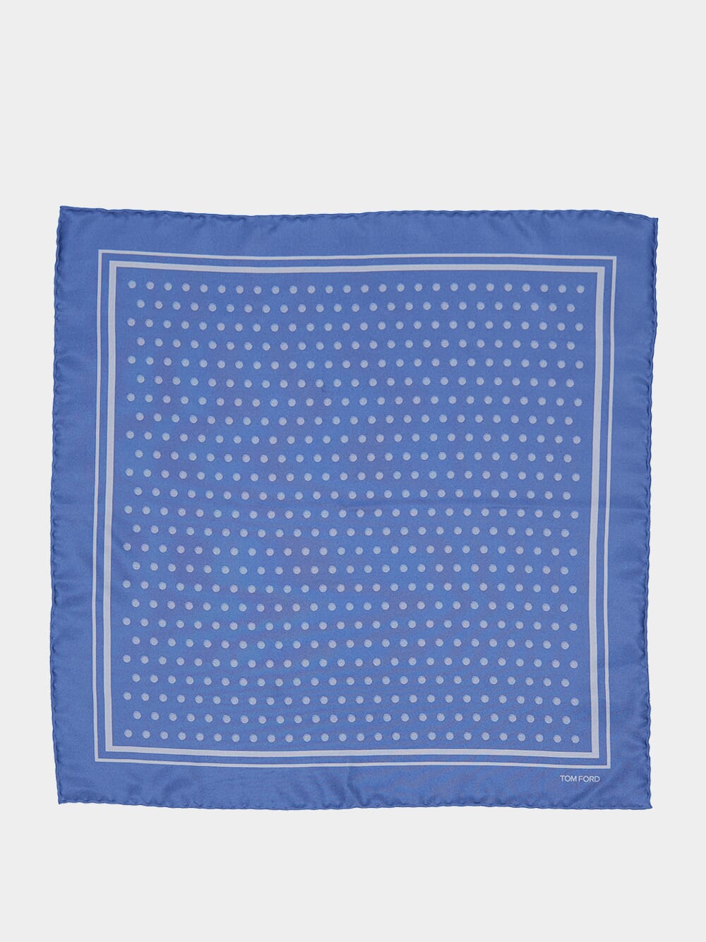 Sky Blue Dot Pocket Square