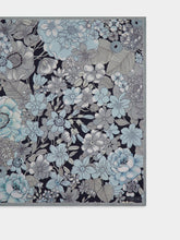 Tom Ford Blue Floral Silk Scarf