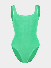 Hunza G Lime Square Neck Swimsuit