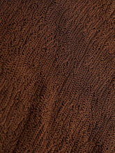 Hunza G Metallic Cocoa Square Neck One-Piece Swimsuit