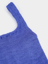 Hunza G Metallic Denim Square Neck Nile Swimsuit