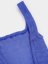 Hunza G Metallic Denim Square Neck Nile Swimsuit