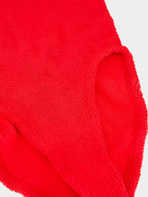 Hunza G Square Neck Red Swimsuit