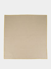 Borgo Delle Tovaglie Sabbia and Gold Filo Linen Napkin