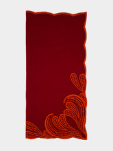 Borgo Delle Tovaglie Tecla Linen Placemat My Heart Red