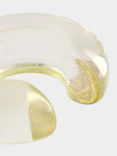 Lizzie Fortunato Lime Resin Arc Cuff Bracelet