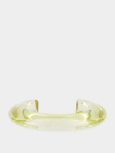 Lizzie Fortunato Lime Resin Ridge Cuff Bracelet