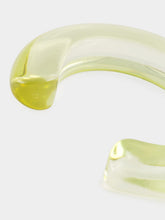Lizzie Fortunato Lime Resin Ridge Cuff Bracelet
