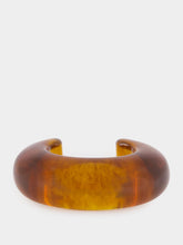 Lizzie Fortunato Tortoise Resin Arc Cuff Bracelet