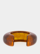 Lizzie Fortunato Tortoise Resin Arc Cuff Bracelet