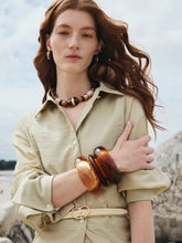 Halo Hoops in Acacia Wood | PDP - Fashion Clinic