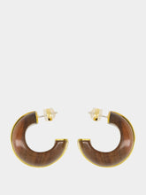 Halo Hoops in Acacia Wood | PDP - Fashion Clinic