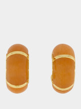 Lizzie Fortunato Peach Zellige Hoop Earrings