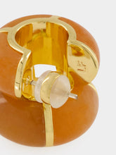 Lizzie Fortunato Peach Zellige Hoop Earrings