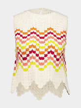 ESCVDO Cuenca Hand-Crocheted Cotton Tank Top