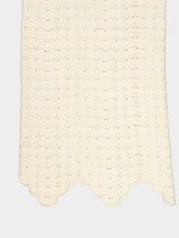 ESCVDO Ivory Safi Crochet Trousers