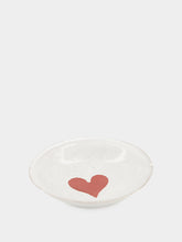 Astier de Villatte Small Red Heart Dish