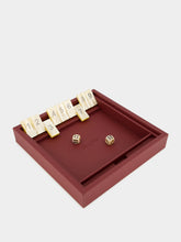 Hector Saxe Paris Bordeaux Grained Leather Shut The Box Game
