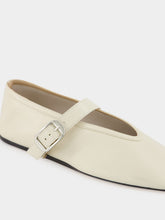 Le Monde Beryl Stella Slipper in Ecru Leather