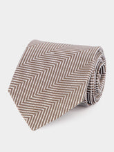 Tom Ford Brown Mulberry Silk Tie