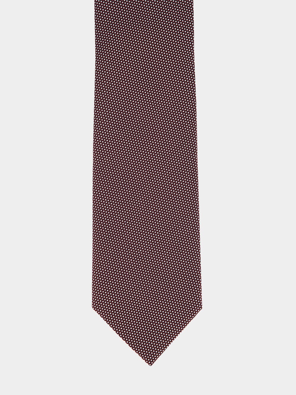 Purple Dot Pattern Silk Tie