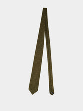 Tom Ford Olive Green Polka Dot Silk Tie