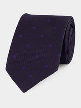 Tom Ford Navy Blue Polka Dot Silk Tie