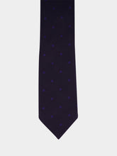 Tom Ford Navy Blue Polka Dot Silk Tie