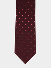 Tom Ford Burgundy Polka Dot Silk Tie