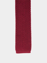 Tom Ford Dark Red Knitted Tie