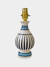 Cressida Bell Stripey vase lamp