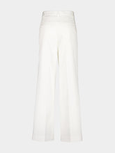 Matteau Chalk Straight Twill Trouser