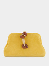 Serena Uziyel Mustard Petra Suede Clutch