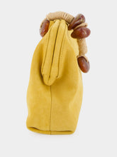 Serena Uziyel Mustard Petra Suede Clutch