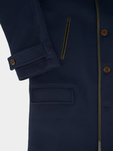Marni Deep Blue Felt Duster Coat