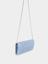 Jimmy Choo Dusty Blue Sweetie Clutch Bag
