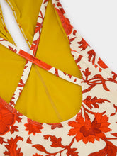 La DoubleJ x Orlebar Brown Dragonflower Mini Red  Fonda Swimsuit