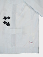 Baziszt Light Blue Secret Embroidered Shirt