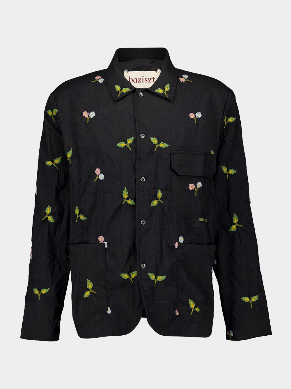 Black Thistle Embroidered Shirt