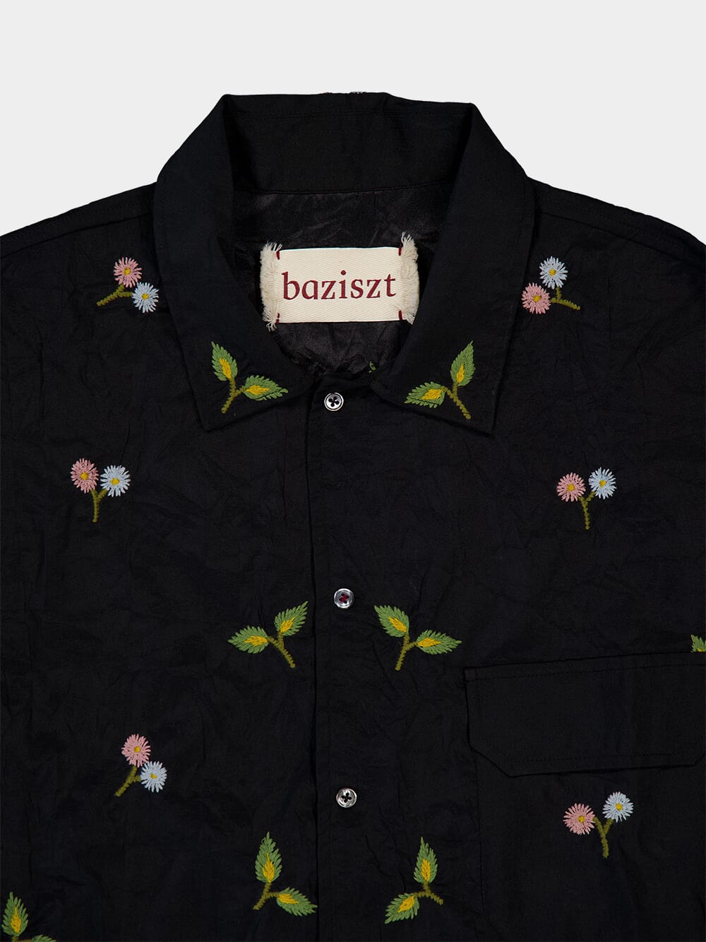 Black Thistle Embroidered Shirt