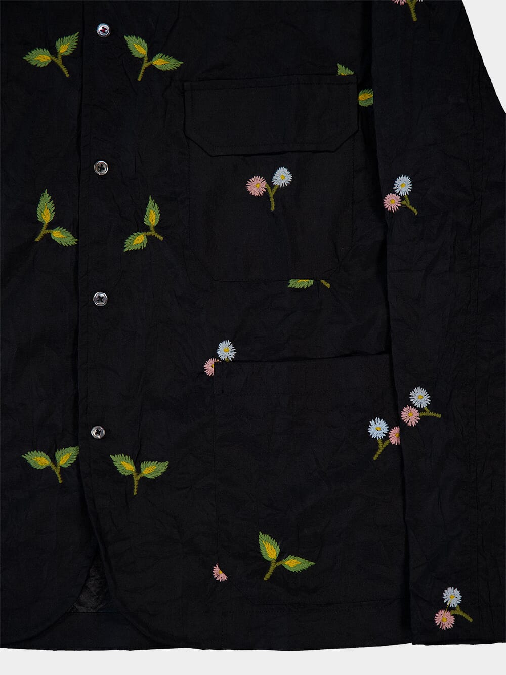 Black Thistle Embroidered Shirt