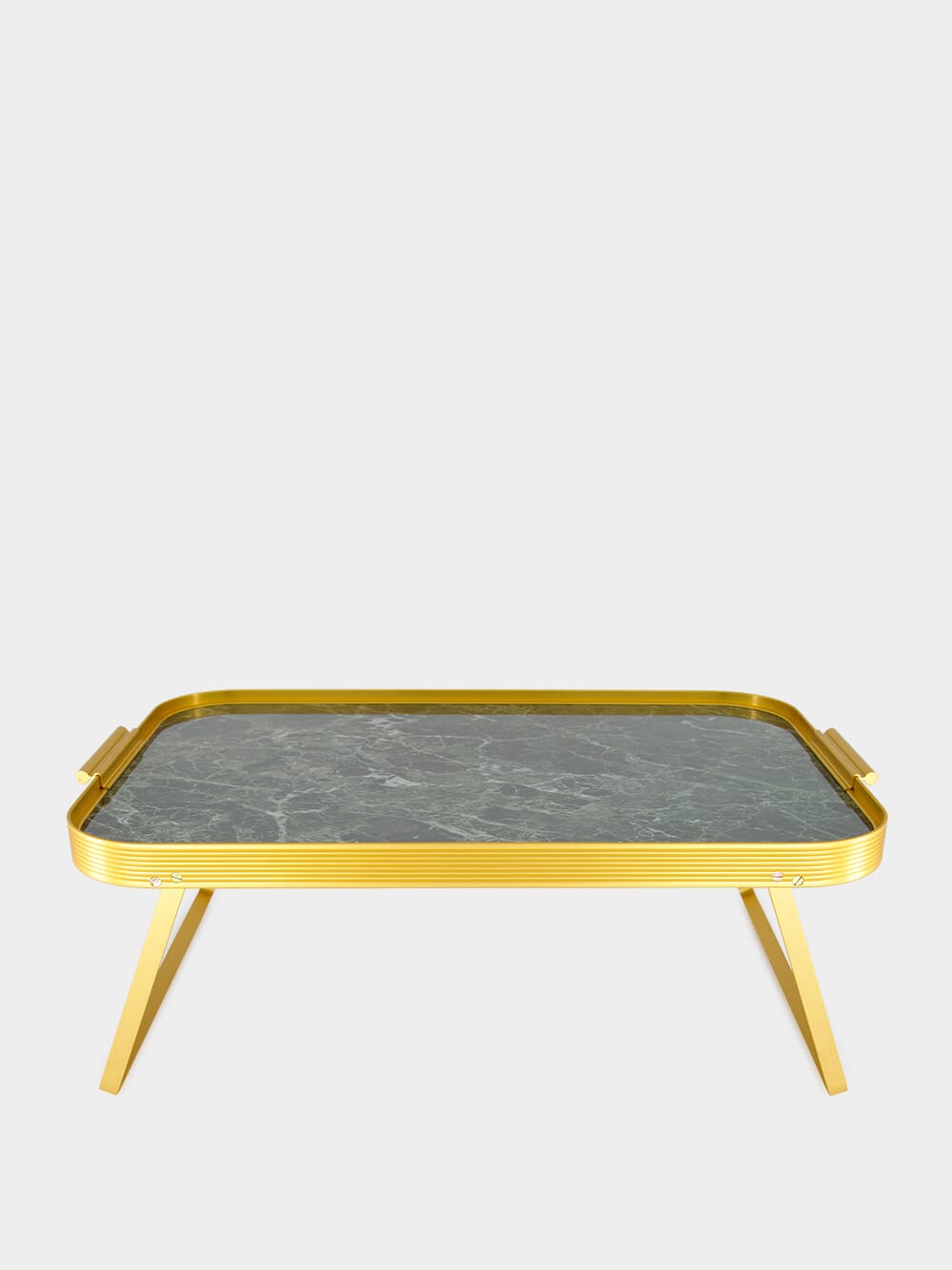 Gold and Green Marble Design Tray