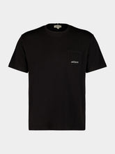 JNcQUOI Black Crewneck Logo T-Shirt
