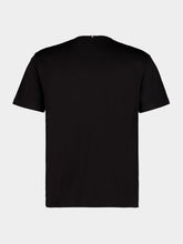 JNcQUOI Black Crewneck Logo T-Shirt
