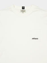 JNcQUOI Natural White Crewneck Logo T-Shirt